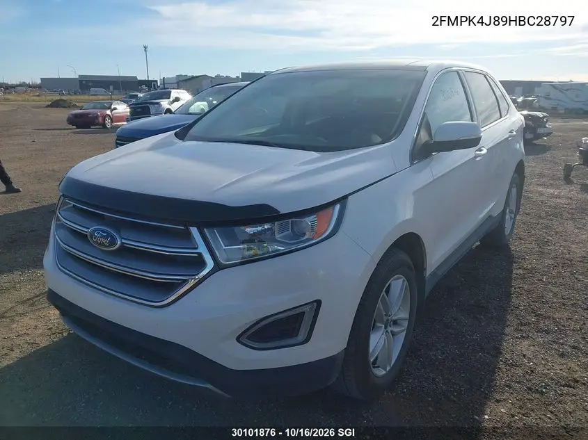 2017 FORD EDGE VIN 2FMPK4J89HBC28797 — фото 2