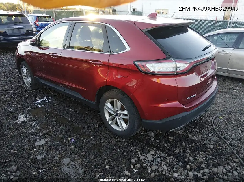 2017 FORD EDGE VIN 2FMPK4J9XHBC29949 — фото 3
