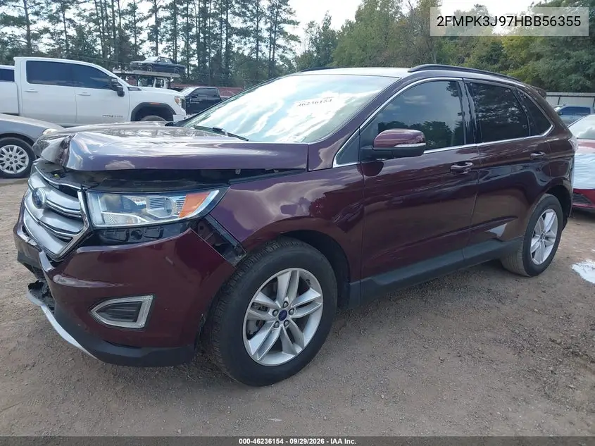 2017 FORD EDGE VIN 2FMPK3J97HBB56355 — фото 2