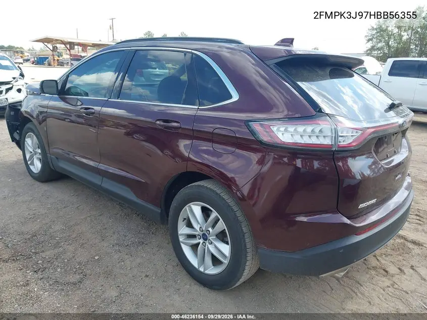 2017 FORD EDGE VIN 2FMPK3J97HBB56355 — фото 3