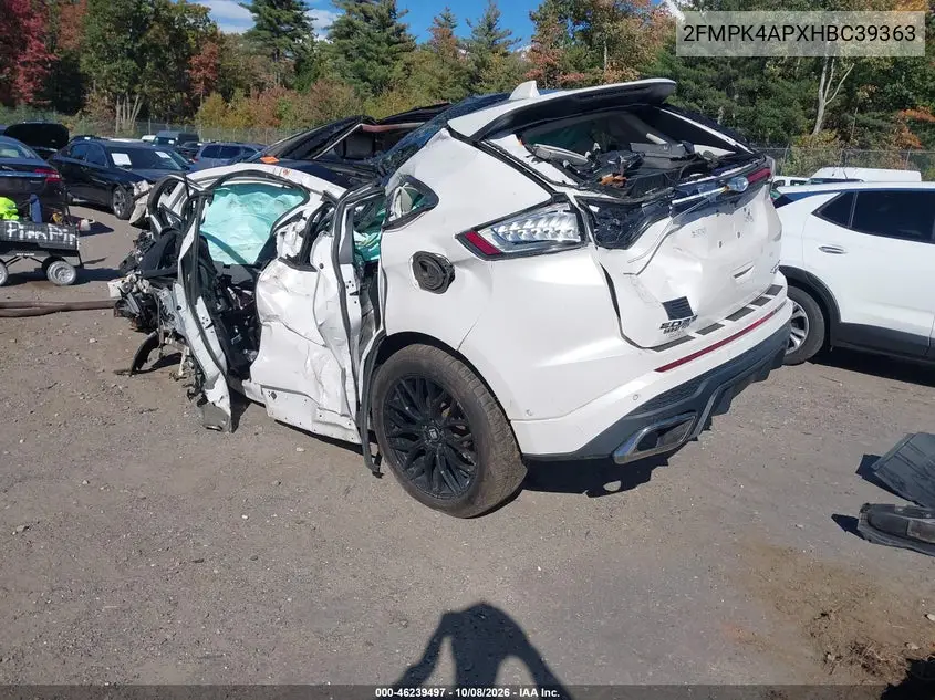2017 FORD EDGE VIN 2FMPK4APXHBC39363 — фото 3