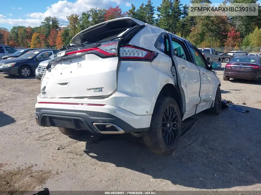 2017 FORD EDGE VIN 2FMPK4APXHBC39363 — фото 4