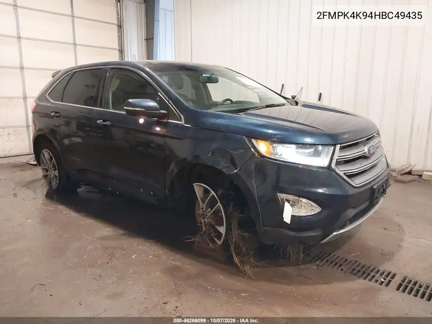 FORD EDGE 2017, VIN 2FMPK4K94HBC49435