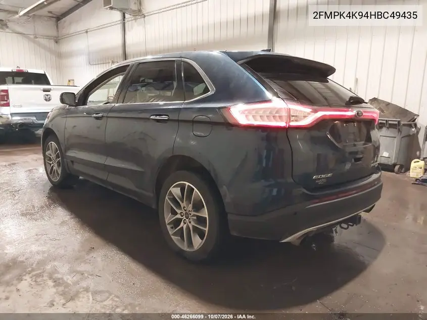 2017 FORD EDGE VIN 2FMPK4K94HBC49435 — фото 3