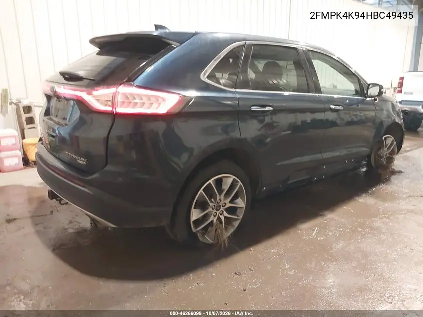 2017 FORD EDGE VIN 2FMPK4K94HBC49435 — фото 4