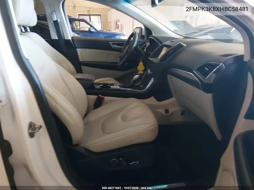 2017 FORD EDGE VIN 2FMPK3K8XHBC58481 — фото 5