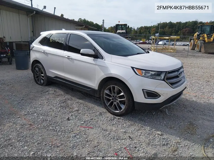 FORD EDGE 2017, VIN 2FMPK4K87HBB55671