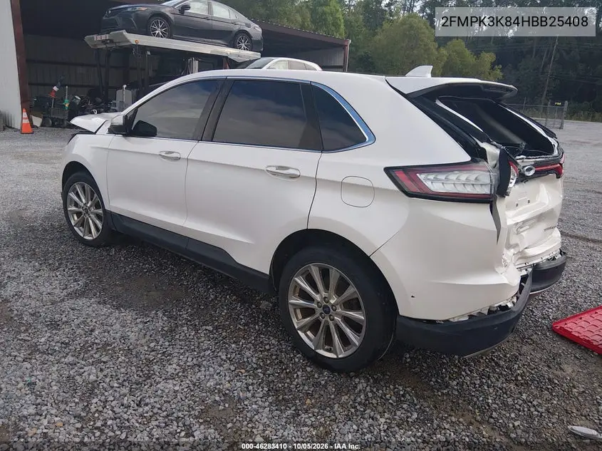 2017 FORD EDGE VIN 2FMPK3K84HBB25408 — фото 3