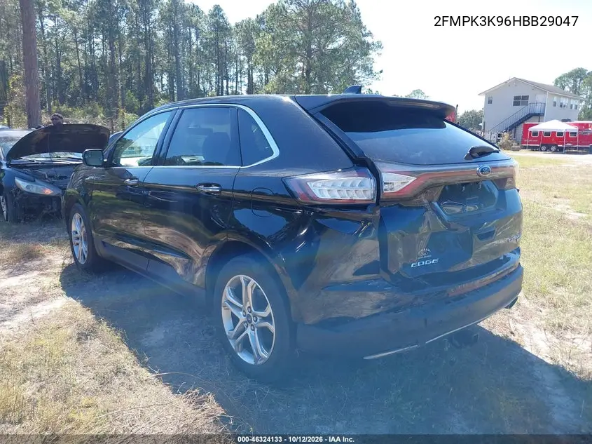 2017 FORD EDGE VIN 2FMPK3K96HBB29047 — фото 3