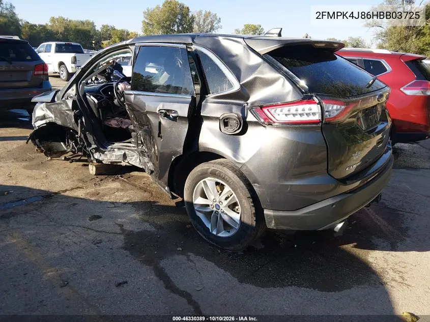 2017 FORD EDGE VIN 2FMPK4J86HBB03725 — фото 3