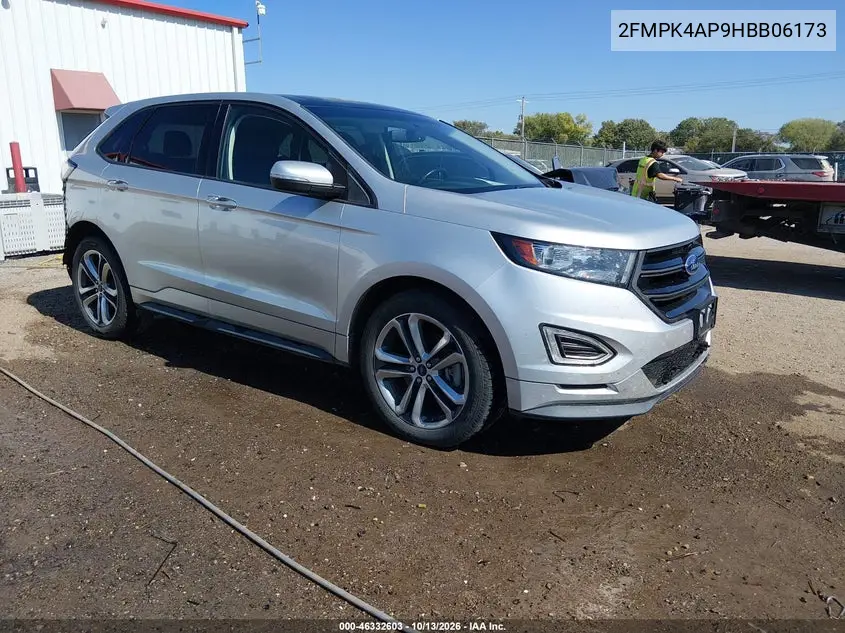 FORD EDGE 2017, VIN 2FMPK4AP9HBB06173