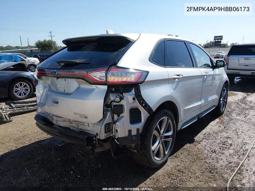 2017 FORD EDGE VIN 2FMPK4AP9HBB06173 — фото 4