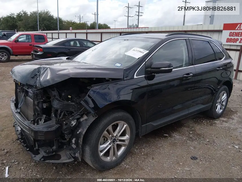 2017 FORD EDGE VIN 2FMPK3J80HBB26881 — фото 2