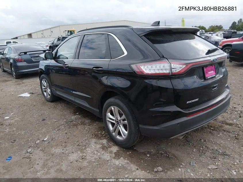 2017 FORD EDGE VIN 2FMPK3J80HBB26881 — фото 3