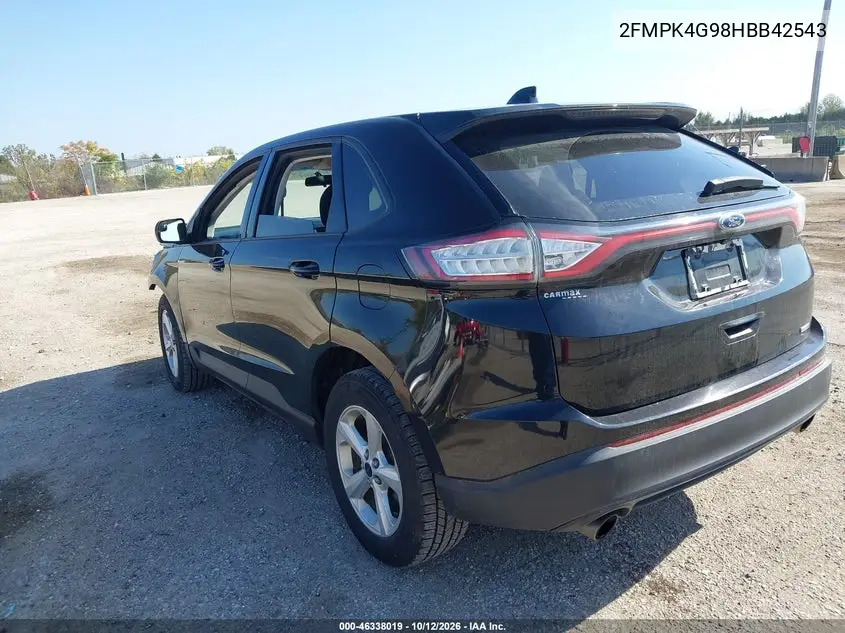 2017 FORD EDGE VIN 2FMPK4G98HBB42543 — фото 3