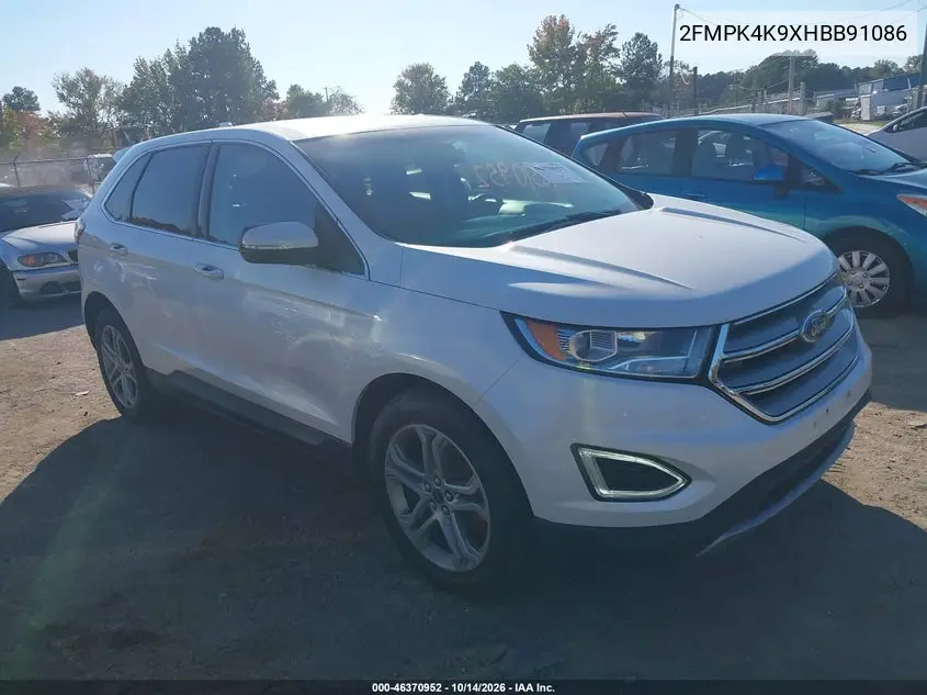 FORD EDGE 2017, VIN 2FMPK4K9XHBB91086