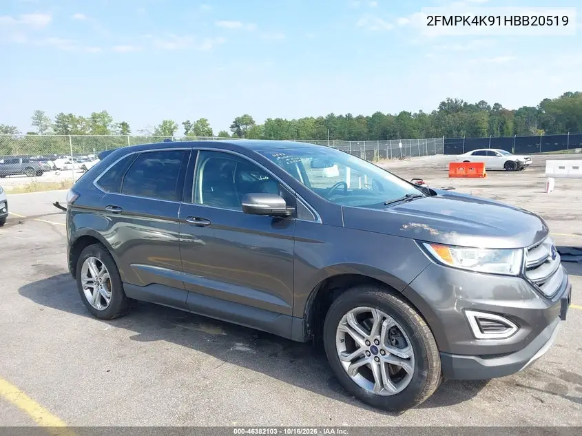 FORD EDGE 2017, VIN 2FMPK4K91HBB20519