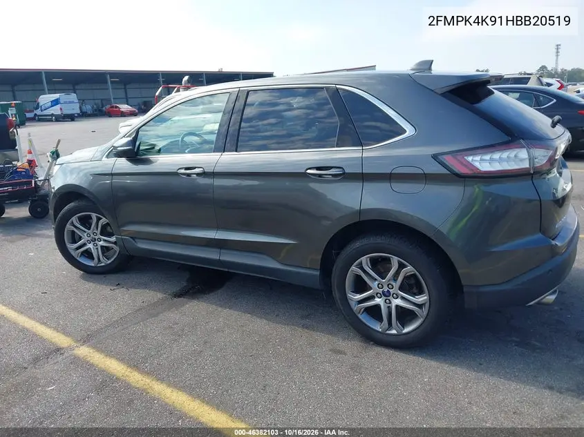 2017 FORD EDGE VIN 2FMPK4K91HBB20519 — фото 3