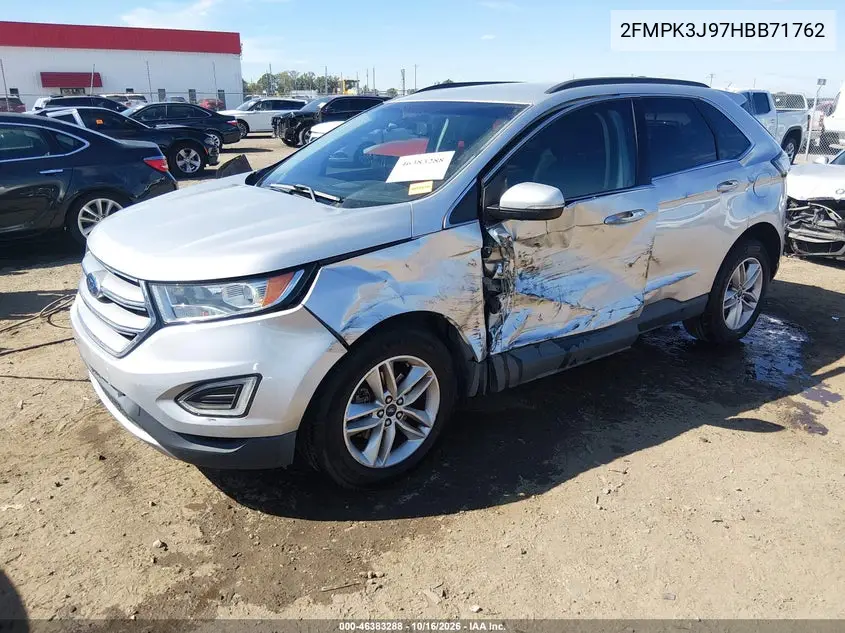 2017 FORD EDGE VIN 2FMPK3J97HBB71762 — фото 2