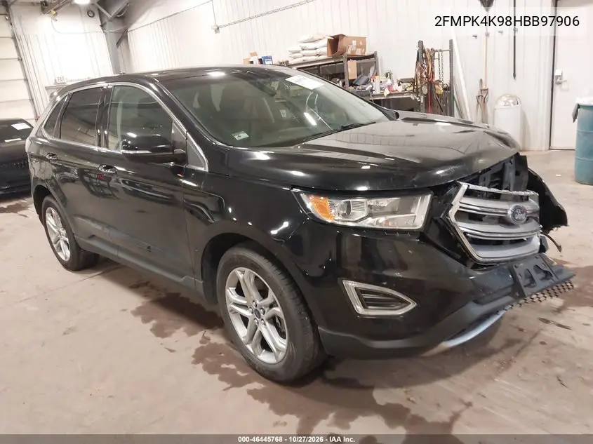 FORD EDGE 2017, VIN 2FMPK4K98HBB97906