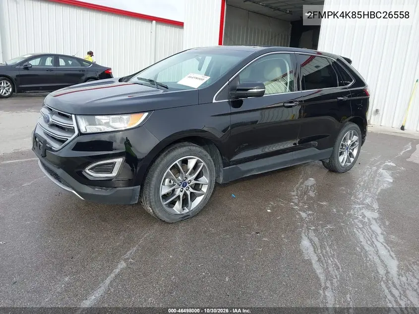 2017 FORD EDGE VIN 2FMPK4K85HBC26558 — фото 2