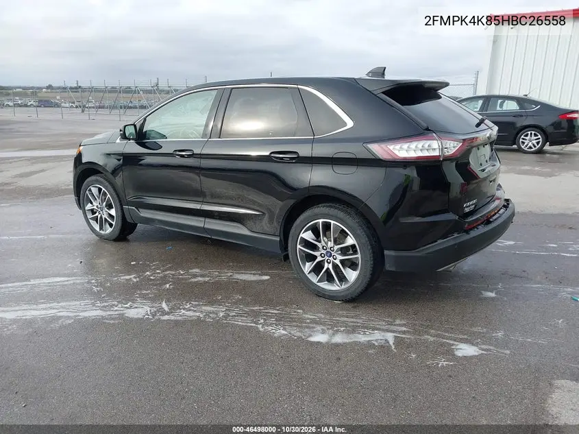 2017 FORD EDGE VIN 2FMPK4K85HBC26558 — фото 3