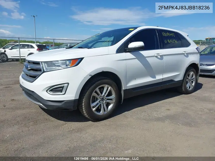 2018 FORD EDGE VIN 2FMPK4J83JBB18236 — фото 2