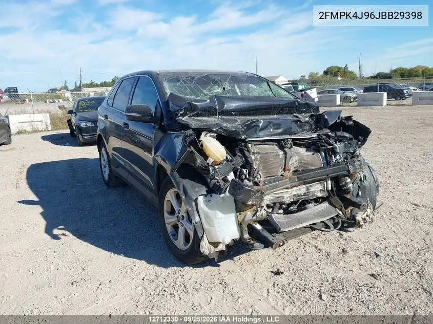 FORD EDGE 2018, VIN 2FMPK4J96JBB29398