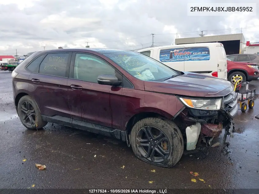 2018 FORD EDGE VIN 2FMPK4J8XJBB45952 — фото 14