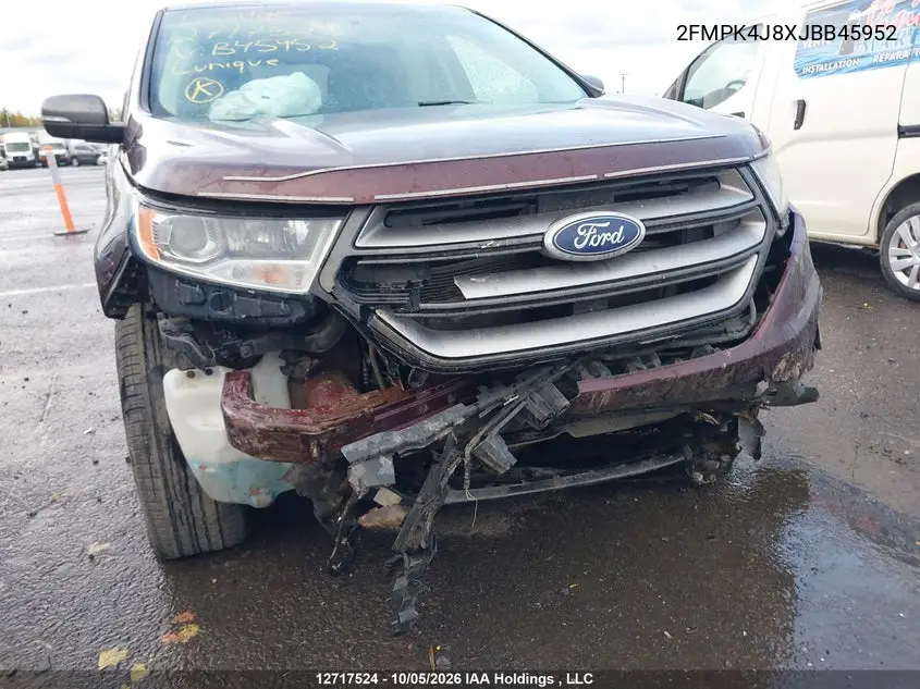 2018 FORD EDGE VIN 2FMPK4J8XJBB45952 — фото 6