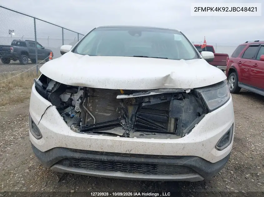 2018 FORD EDGE VIN 2FMPK4K92JBC48421 — фото 12