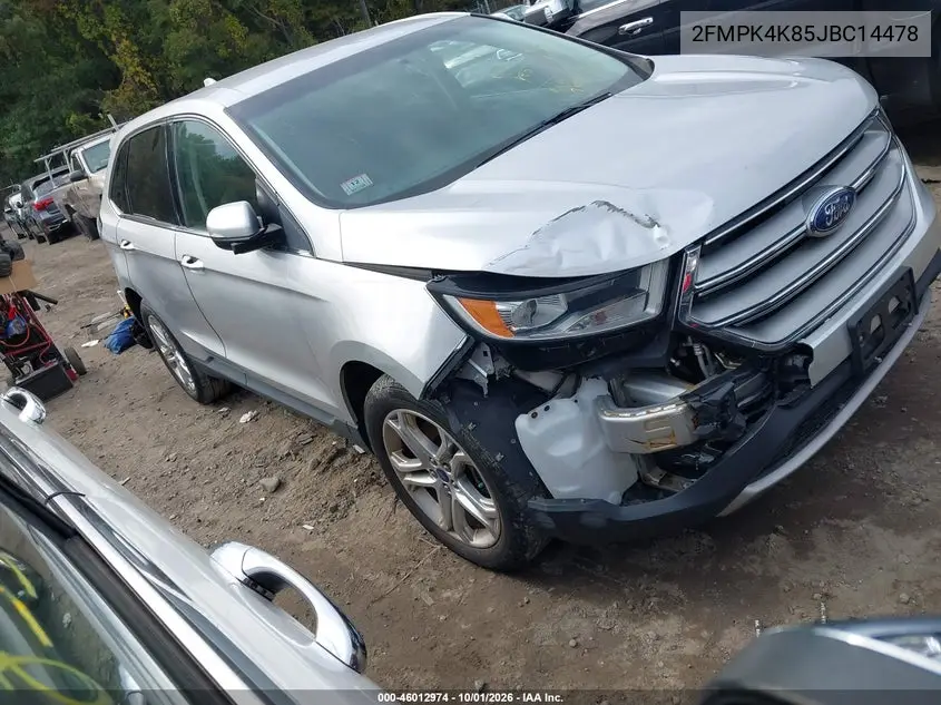 FORD EDGE 2018, VIN 2FMPK4K85JBC14478