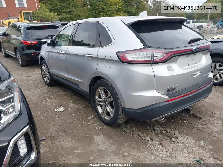 2018 FORD EDGE VIN 2FMPK4K85JBC14478 — фото 3