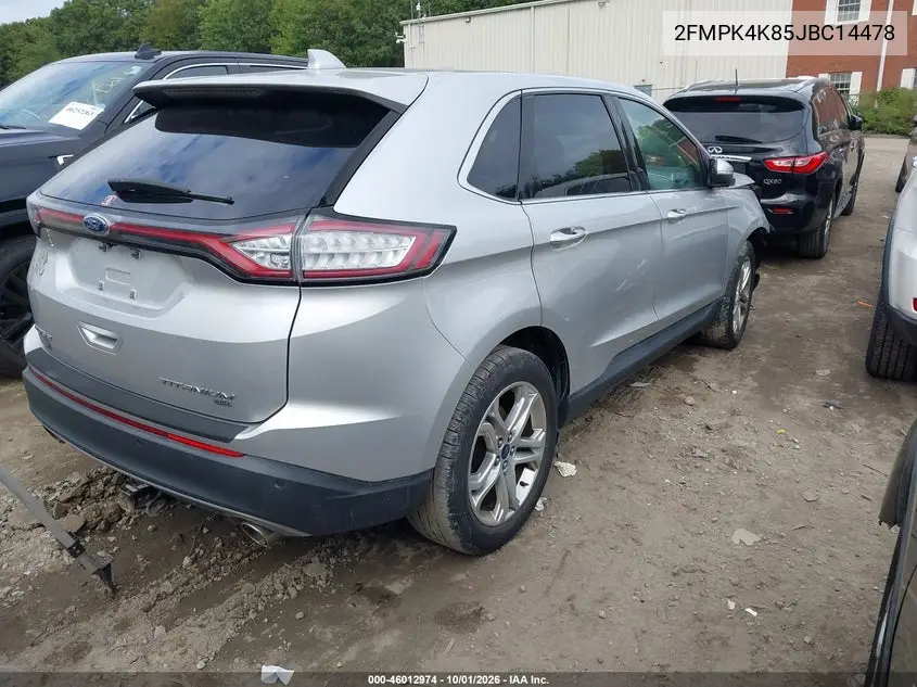 2018 FORD EDGE VIN 2FMPK4K85JBC14478 — фото 4