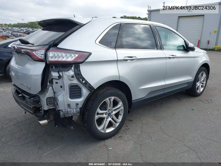 2018 FORD EDGE VIN 2FMPK4K93JBC24306 — фото 4