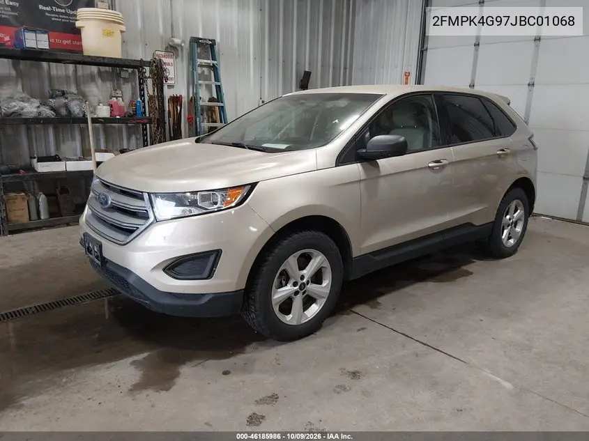 2018 FORD EDGE VIN 2FMPK4G97JBC01068 — фото 2