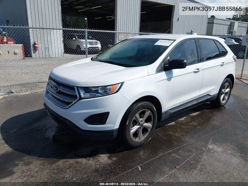 2018 FORD EDGE VIN 2FMPK3G97JBB55865 — фото 2