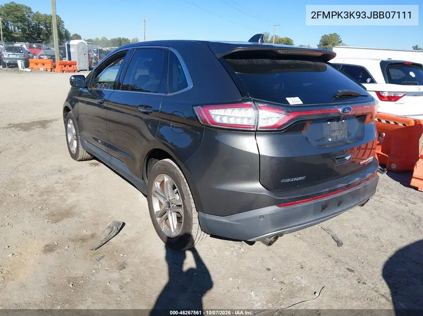 2018 FORD EDGE VIN 2FMPK3K93JBB07111 — фото 3