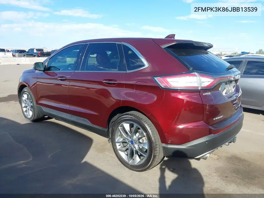2018 FORD EDGE VIN 2FMPK3K86JBB13539 — фото 3