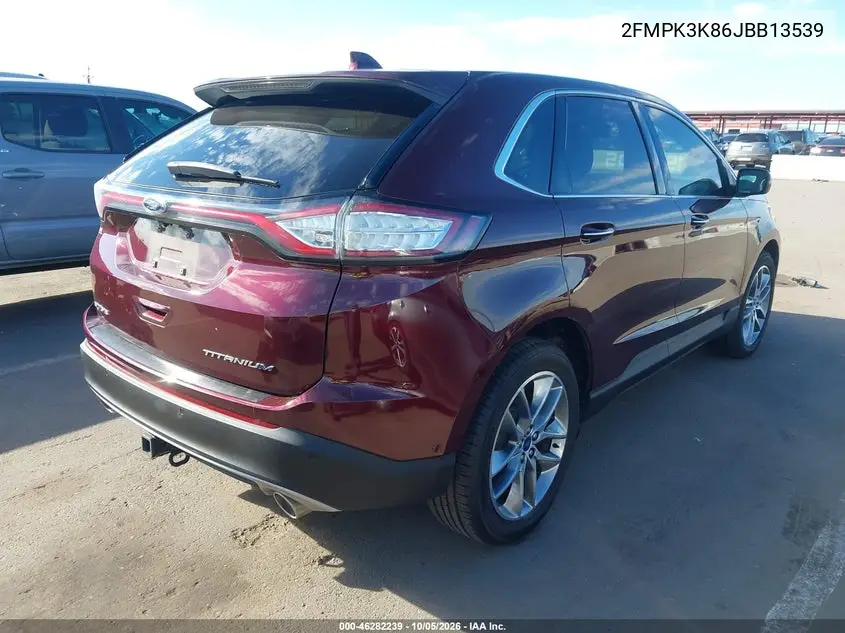 2018 FORD EDGE VIN 2FMPK3K86JBB13539 — фото 4
