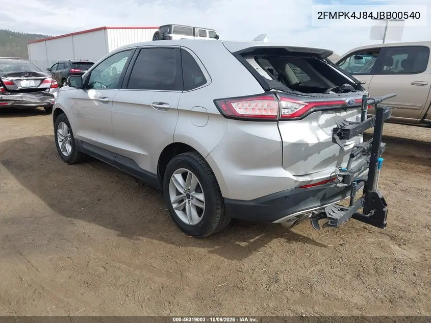 2018 FORD EDGE VIN 2FMPK4J84JBB00540 — фото 3