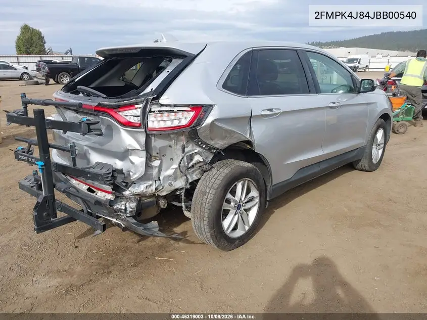 2018 FORD EDGE VIN 2FMPK4J84JBB00540 — фото 4