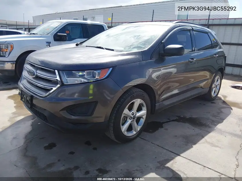 2018 FORD EDGE VIN 2FMPK3G94JBC55292 — фото 2
