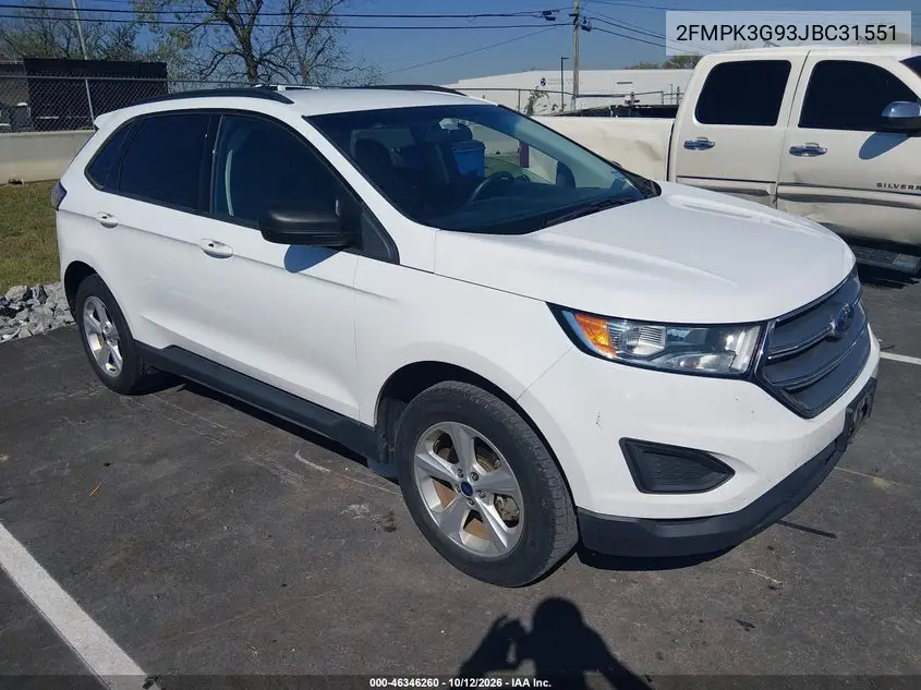 FORD EDGE 2018, VIN 2FMPK3G93JBC31551