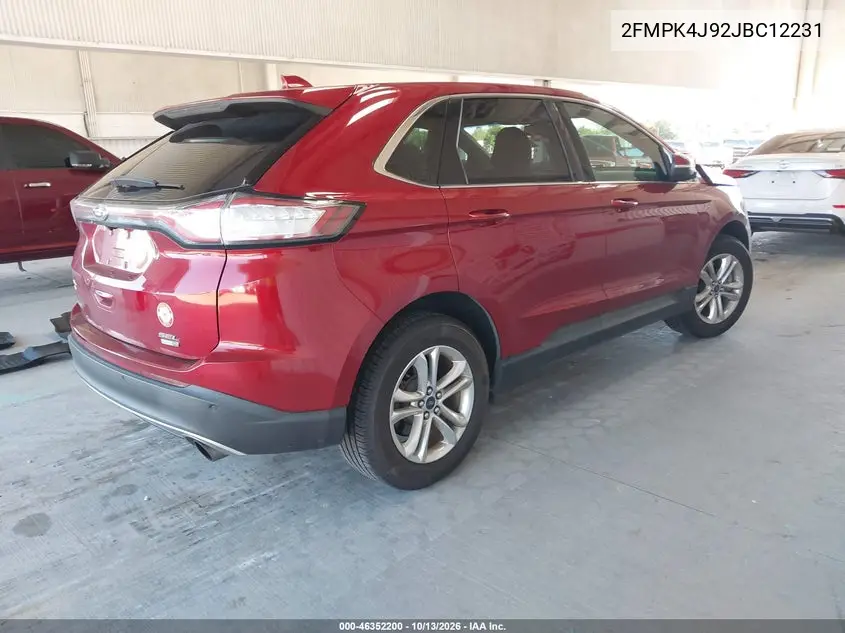 2018 FORD EDGE VIN 2FMPK4J92JBC12231 — фото 4