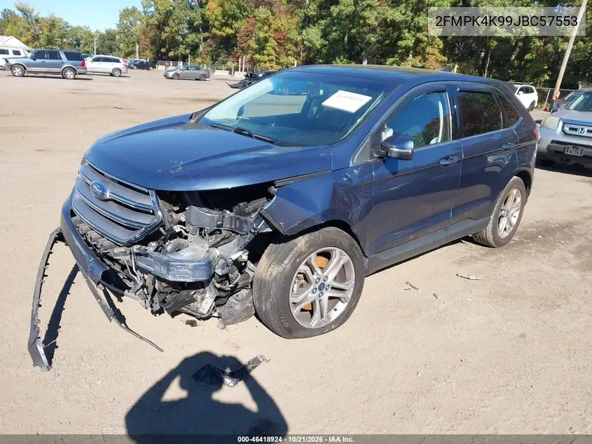 2018 FORD EDGE VIN 2FMPK4K99JBC57553 — фото 2