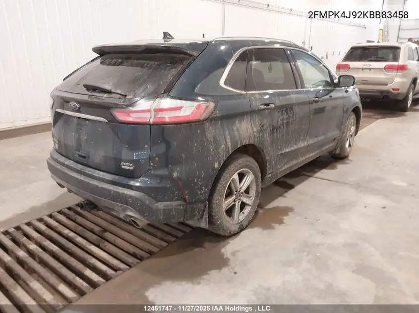 2019 FORD EDGE VIN 2FMPK4J92KBB83458 — фото 4