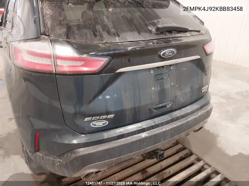 2019 FORD EDGE VIN 2FMPK4J92KBB83458 — фото 6