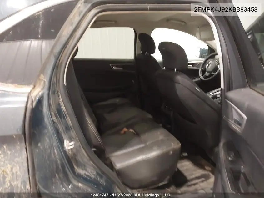 2019 FORD EDGE VIN 2FMPK4J92KBB83458 — фото 8