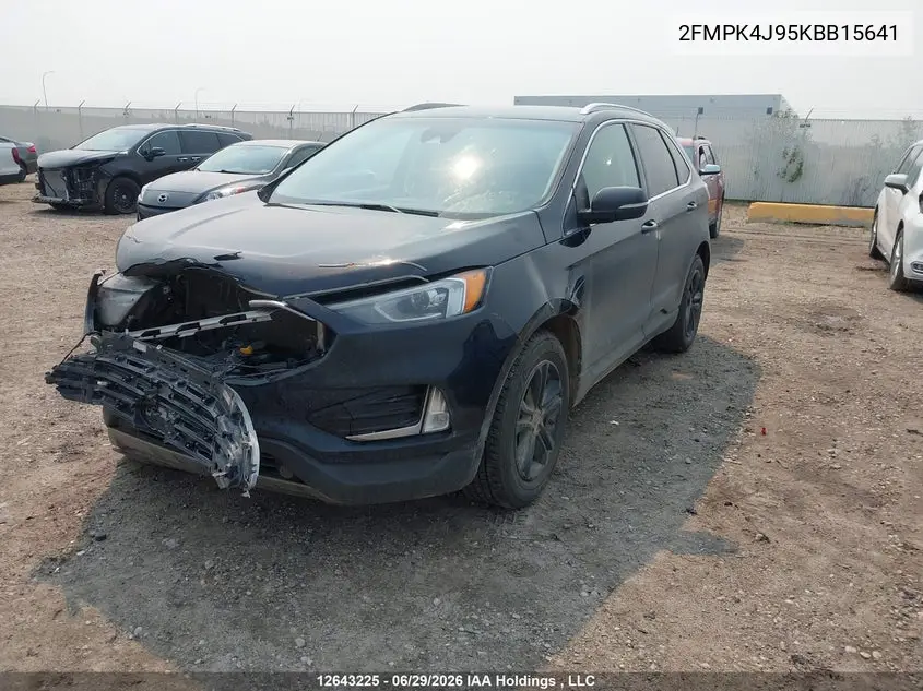 2019 FORD EDGE VIN 2FMPK4J95KBB15641 — фото 2